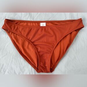 Shade&Shore Bikini Bottom, Size L Bikini Bottom- Low Rise, Medium Seat Coverage